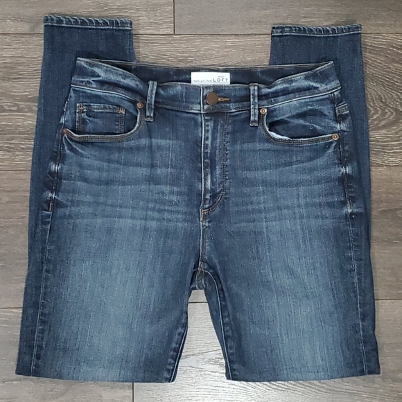 LOFT Denim - ❤ANN TAYLOR LOFT HIGH WAIST SKINNY ANKLE JEANS, 4